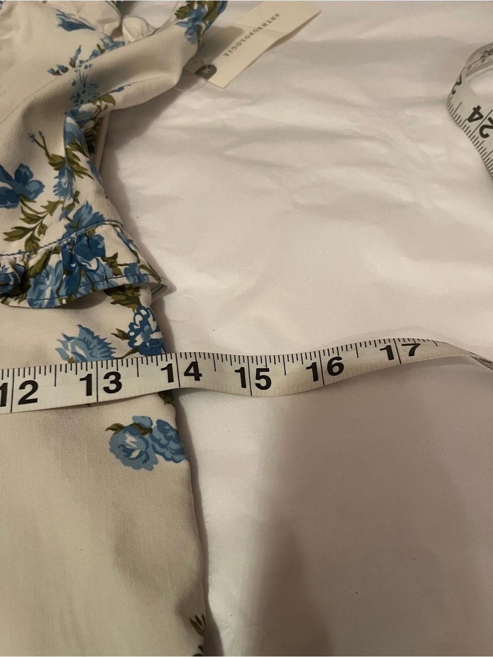 NWT Anthropologie size XXS Square-Neck Midi Dress in floral - Picture 10 of 12